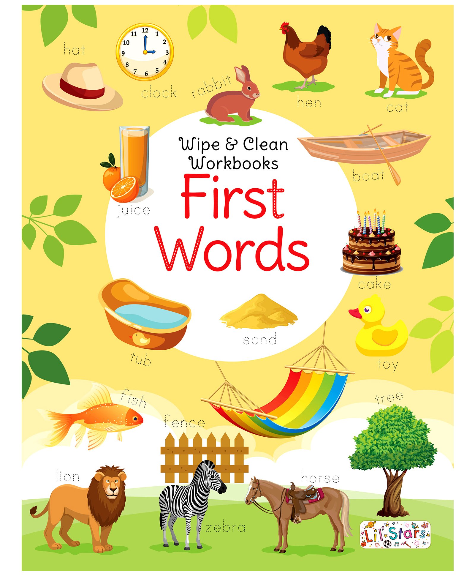 pegasus First Words Wipe & Clean Workbook with free Pen - English-picture-15