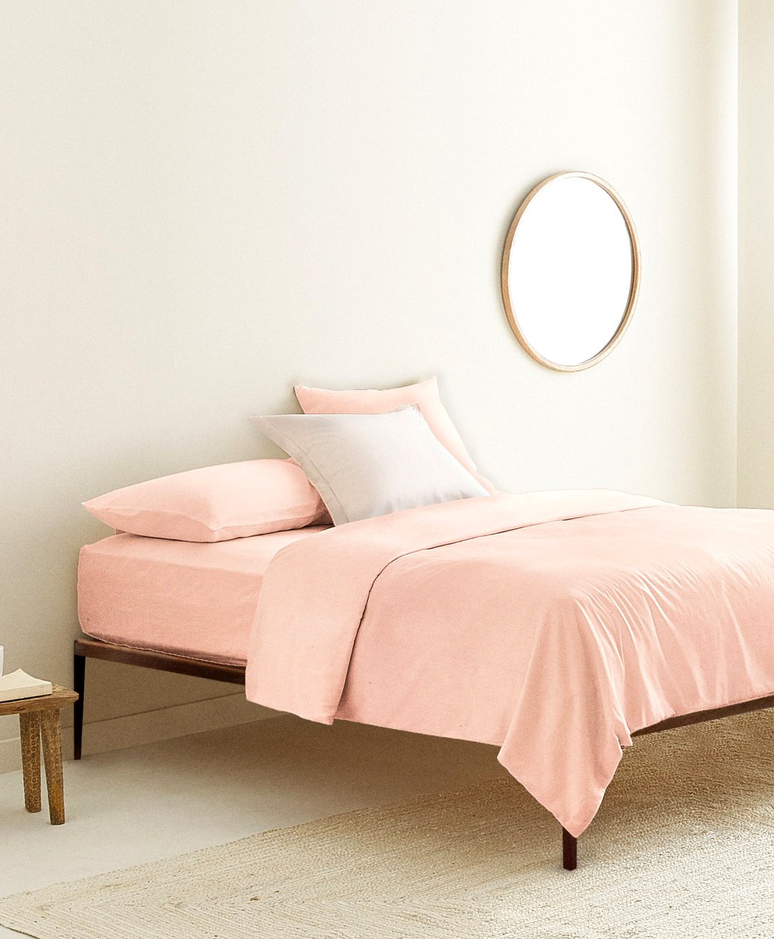 The Baby Atelier Organic Fitted Queen Sheet  - Pink-image-26