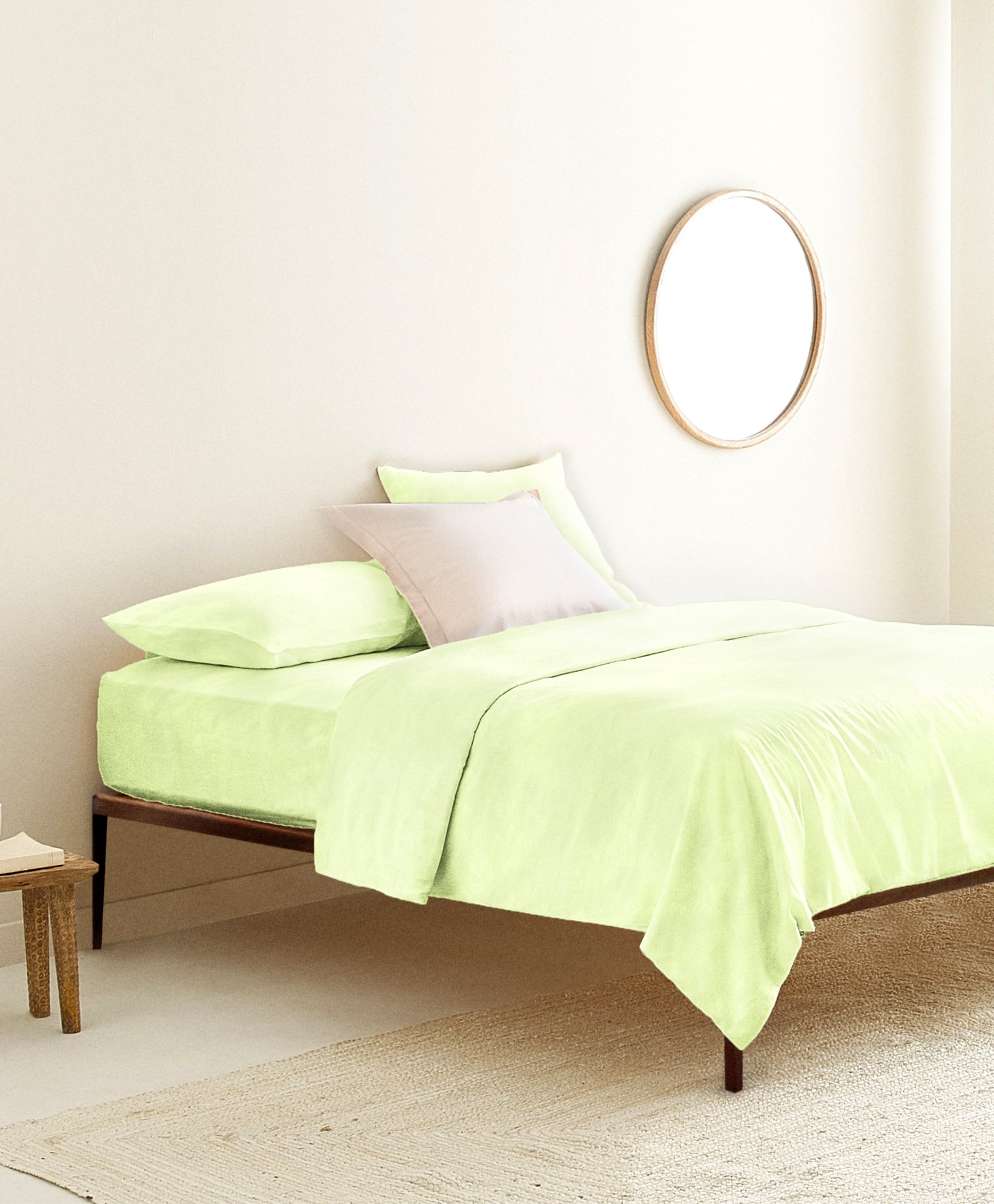 The Baby Atelier Organic Fitted Queen Sheet  - Green-picture-19