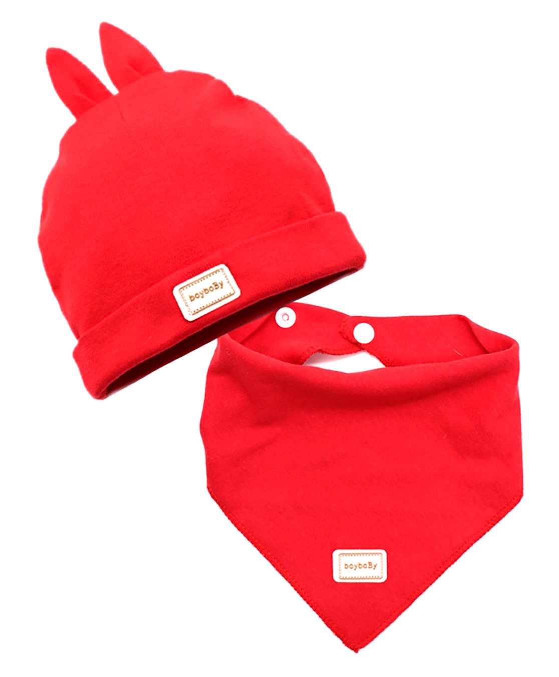 Syga Small Cap With Bandana Bib - Red-picture-22