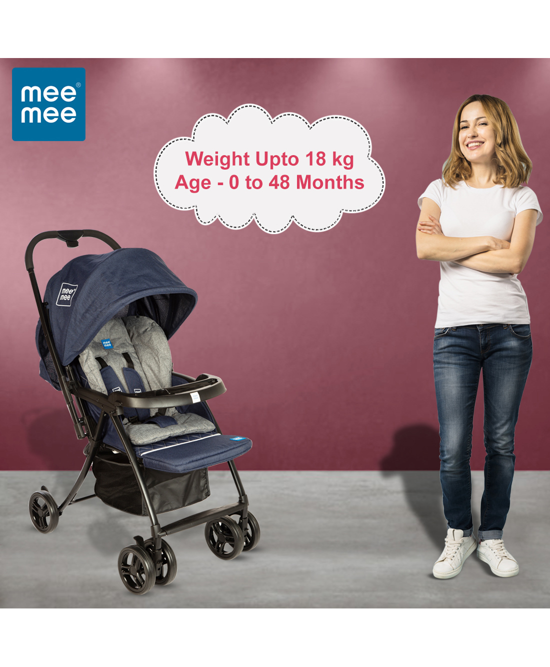 mee mee stroller folding