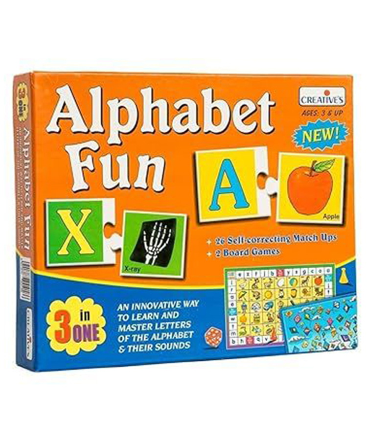 Creative Alphabet Fun 3 In One Game - Multicolor
