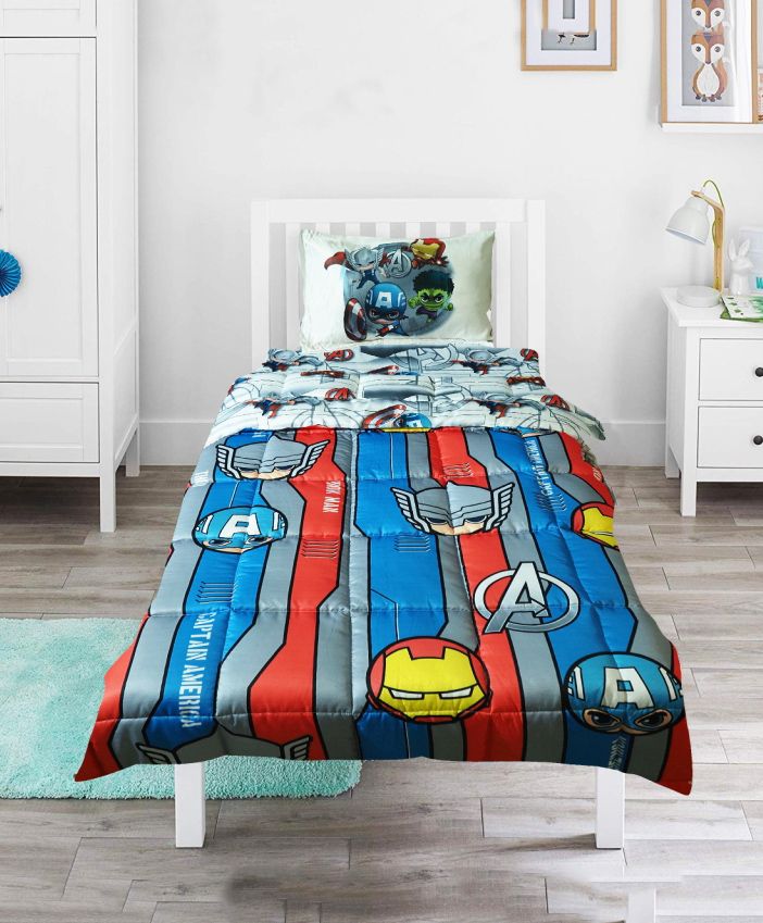 Pace Marvel Avengers Mightiest Heroes Single Bed Comforter Set