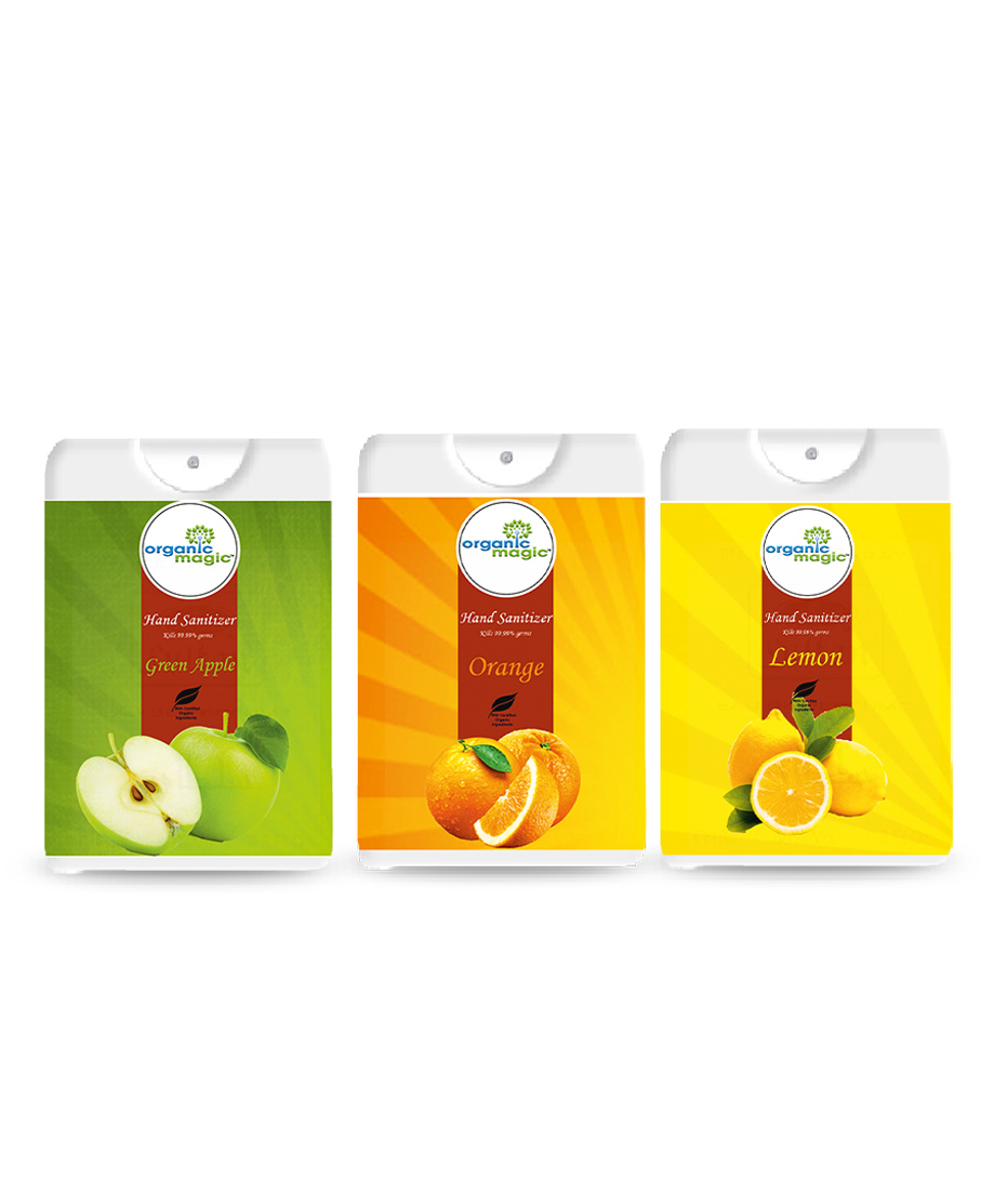 Organic Magic 3 Flavors Pocket Size Hand Sanitizer - 18 ml-image-46