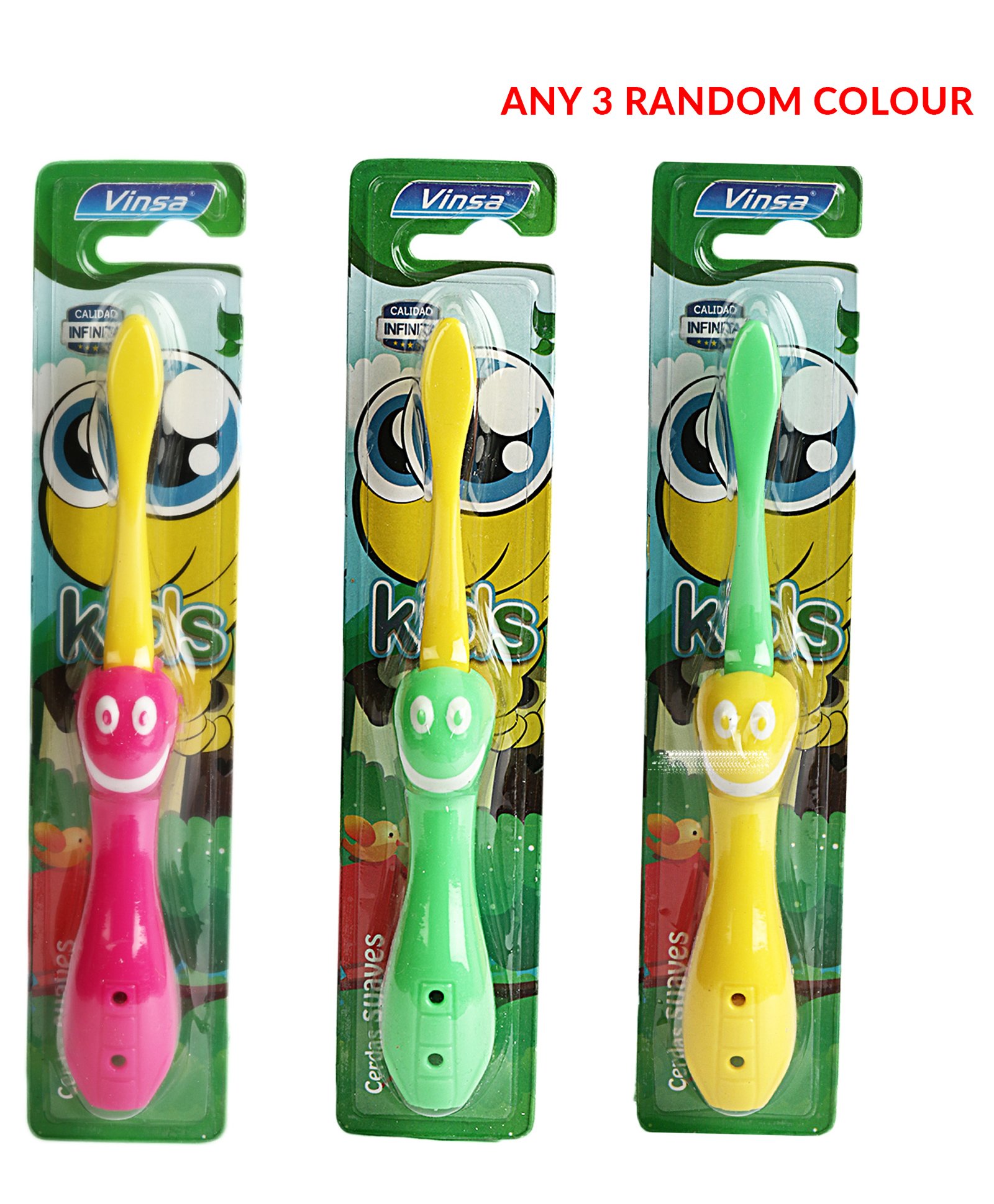 PASSION PETALS Smile Design Foldable Toothbrush Pack Of 3 (Colour May Vary)-picture-25