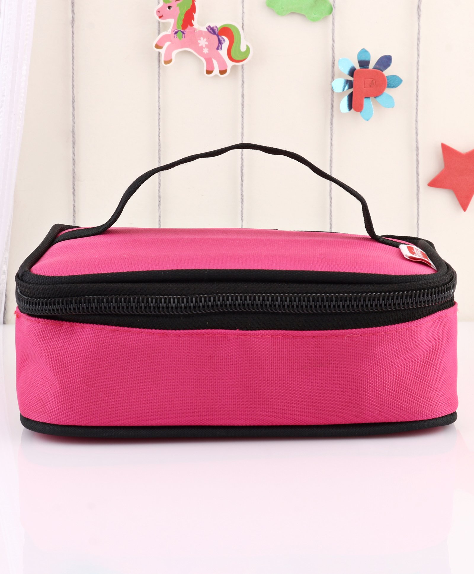 Babyhug Multipurpose Feeding Set Cover - Pink Black-image-45