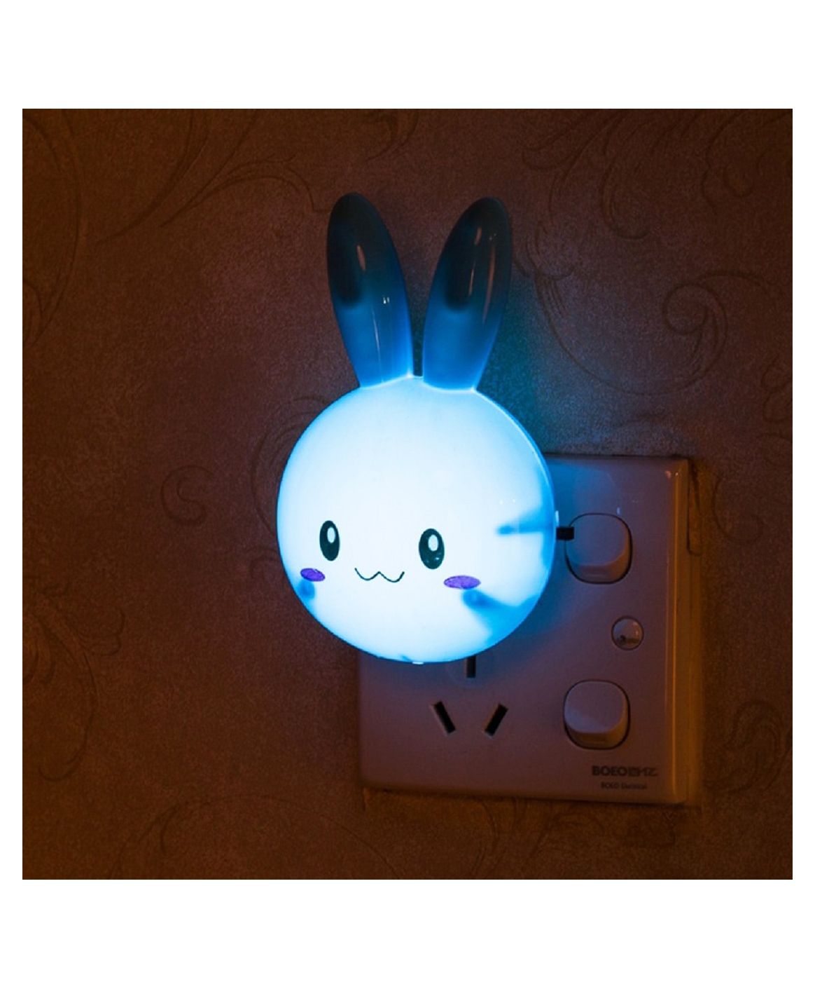 Skylofts Rabbit LED Night Lamp Plug - Blue-image-4