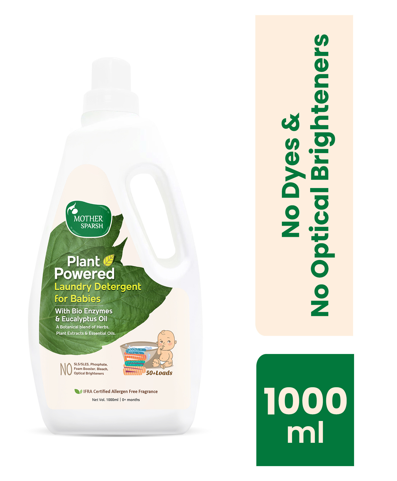 Mother Sparsh Plant Powered Laundry Liquid Detergent 1000 Ml Online In India Buy At Best Price From Firstcry Com 3196539