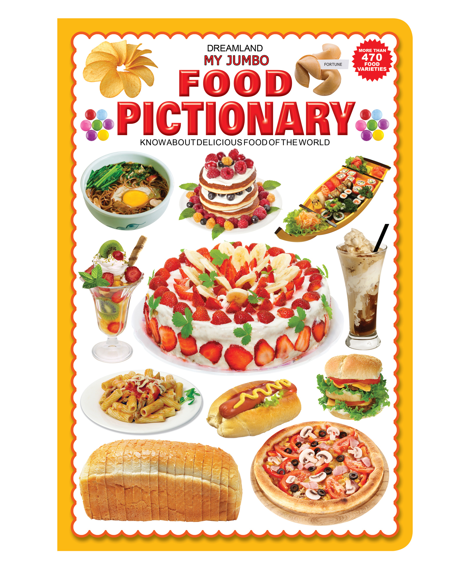 dreamland publications Dreamland Food Jumbo Pictionary - A3 Size Book with Big Pictures for Early Learners-picture-43