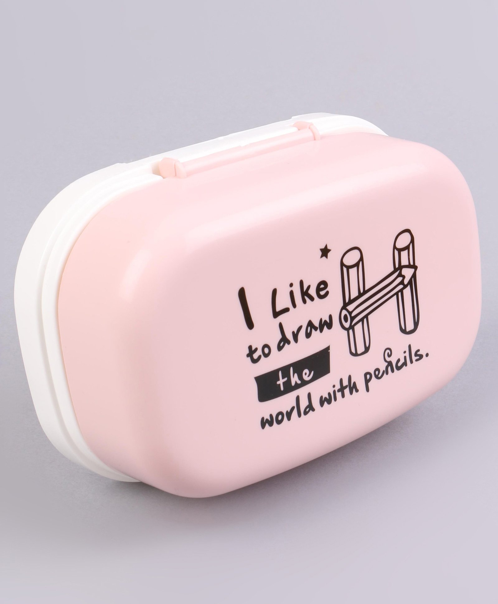 fab n funky Rectangular Shape Soap Box Text Print - Pink-picture-14