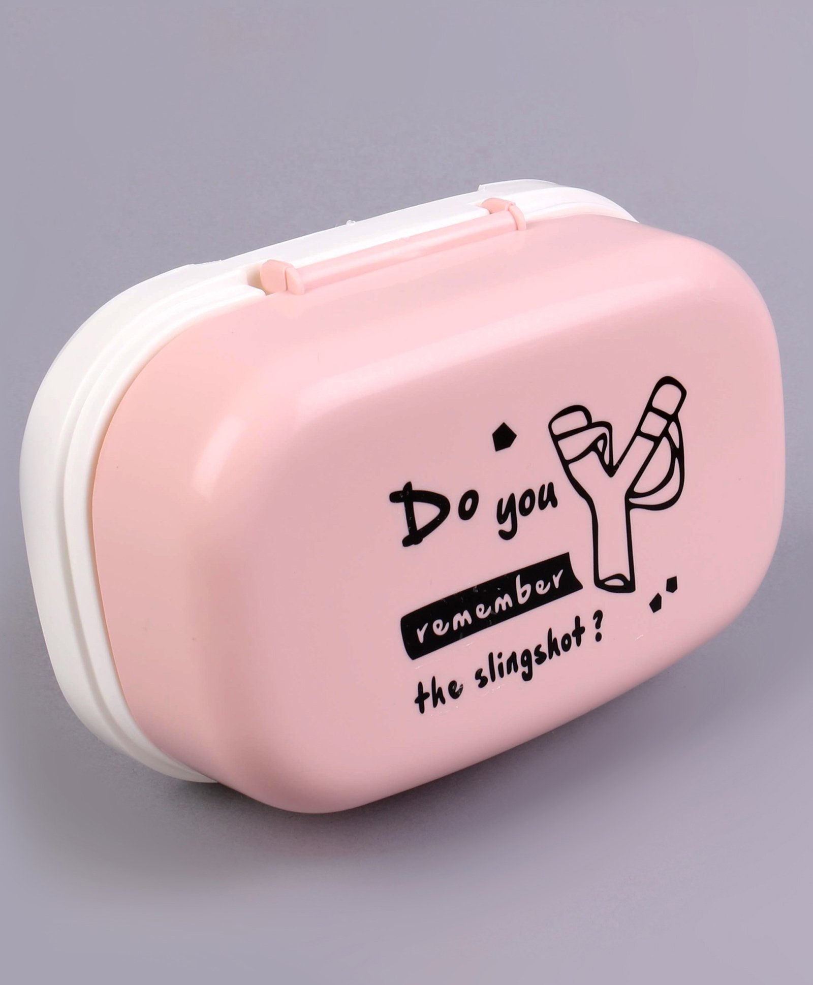 Rectangular Shape Soap Box Text Print - Pink-image-33