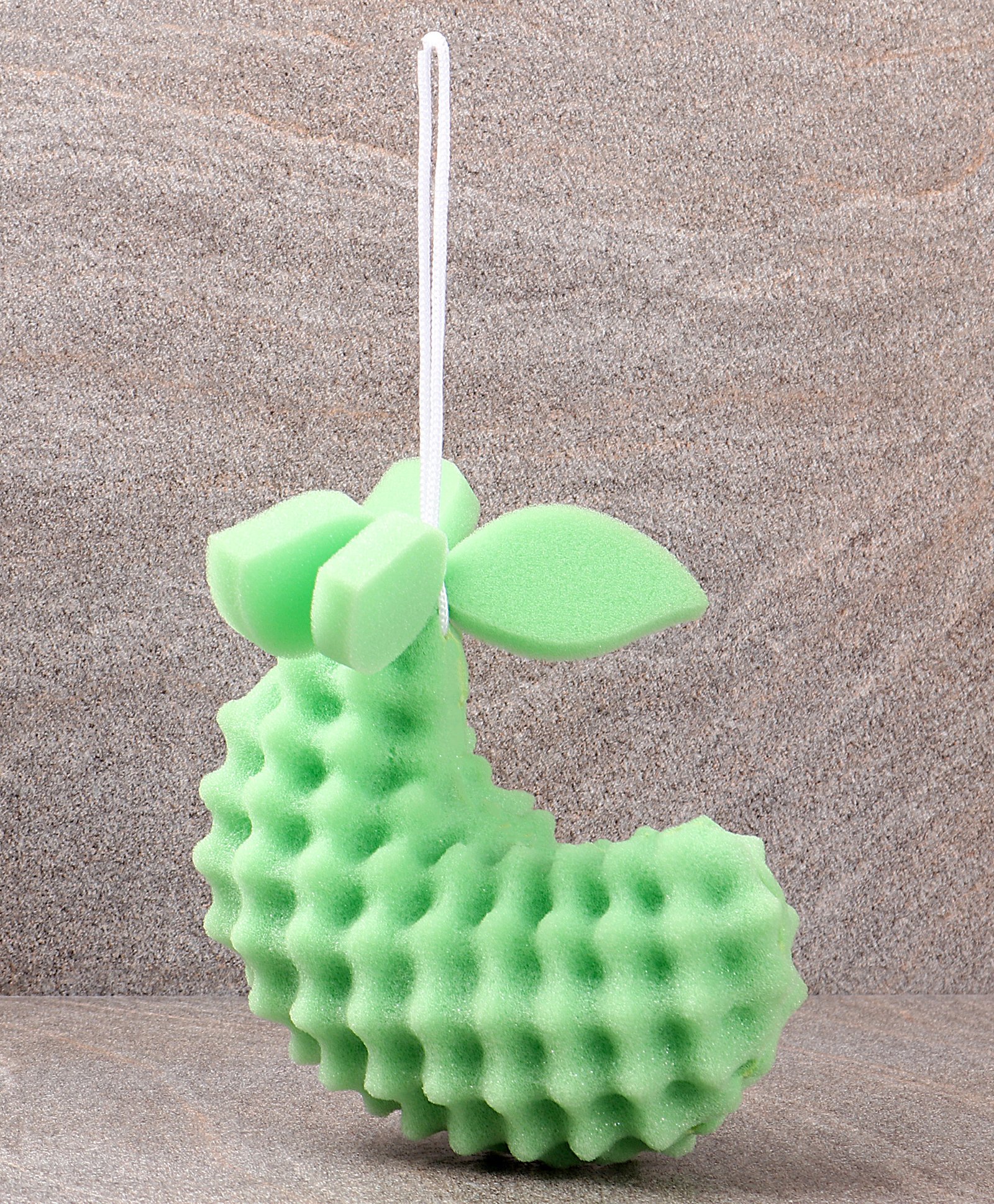 Pine Apple Shape Bath Sponge - Green-image-23