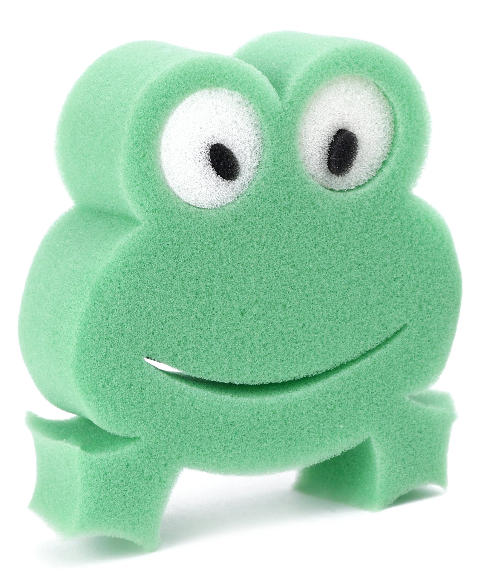 fab n funky Frog Shaped Bath Sponge - Green-picture-36