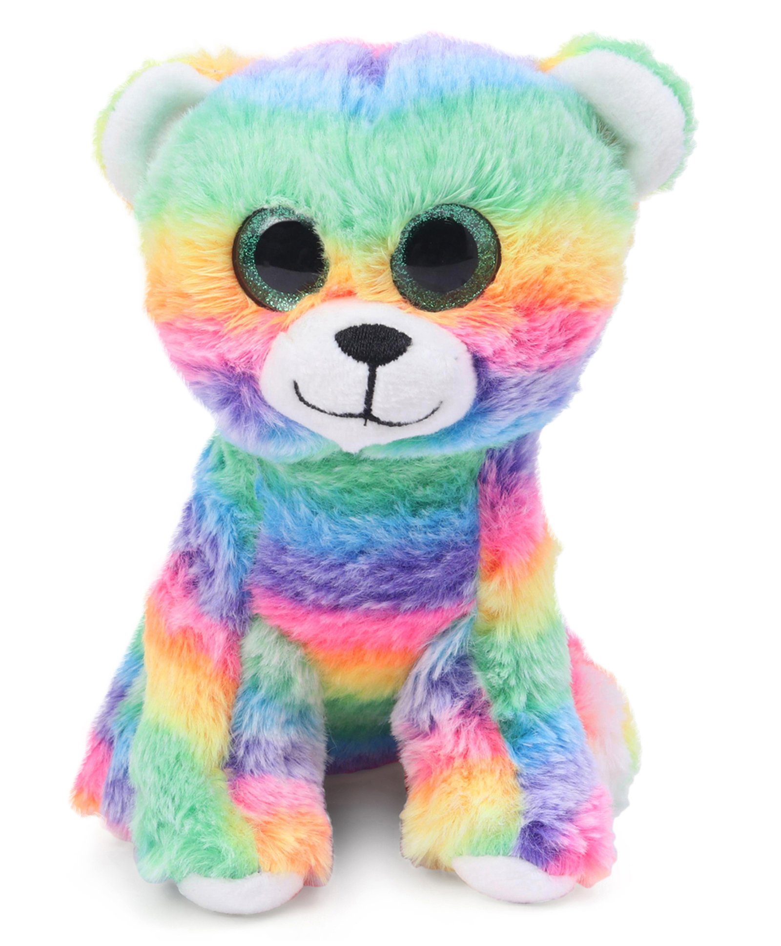 multicolor teddy bear