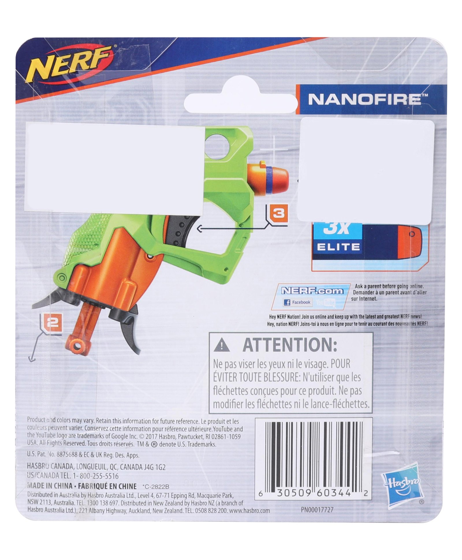 nerf nano fire