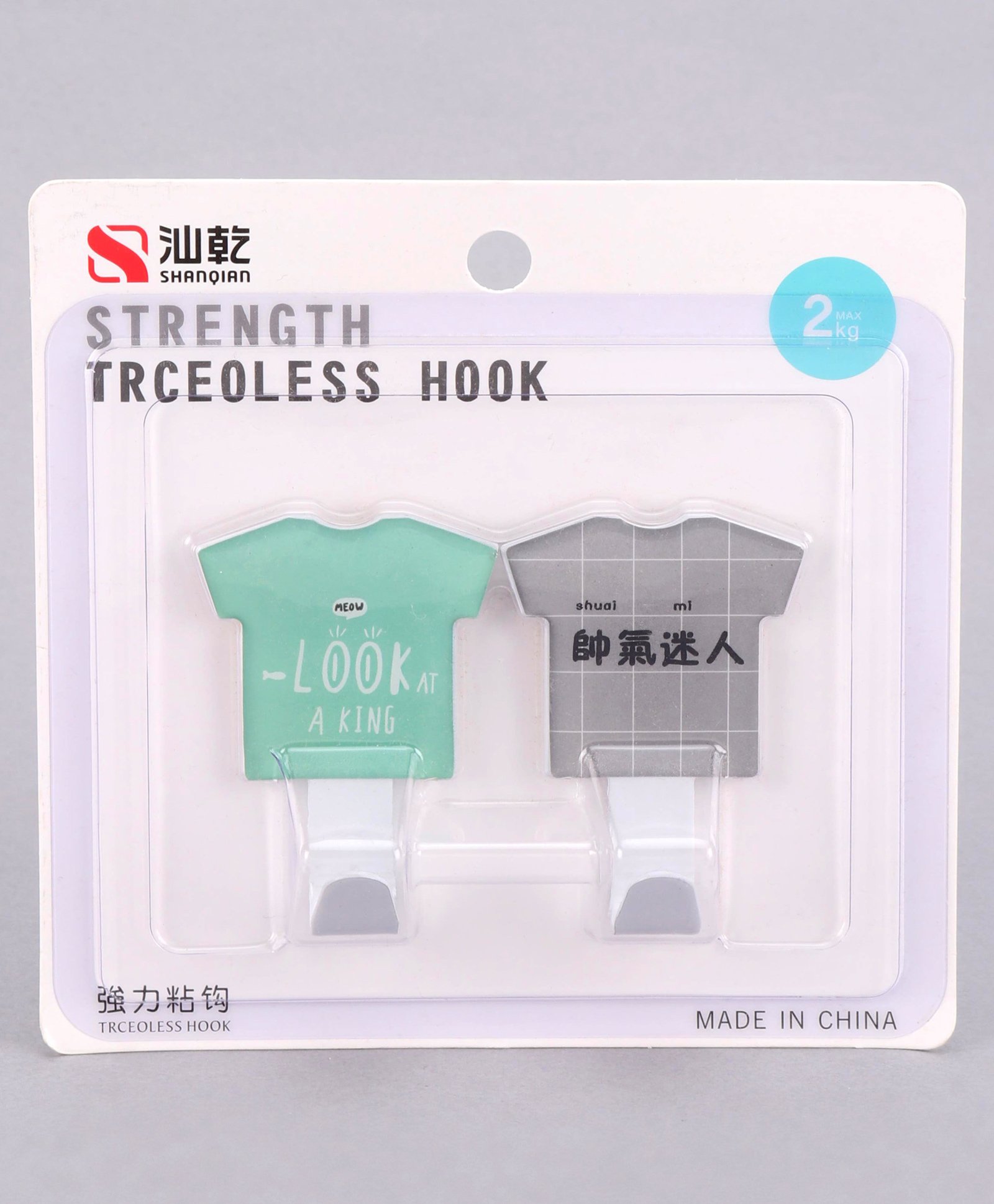 fab n funky T-Shirt Shaped Wall Hooks Pack of 2 (Color & Character May Vary)-picture-11