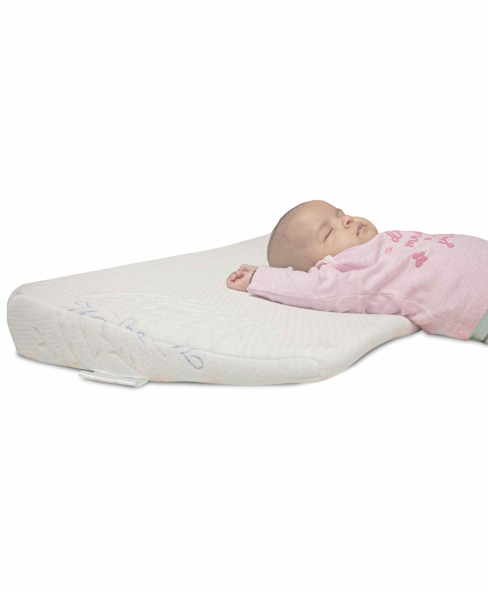 The White Willow Baby Crib Wedge Inclined Pillow White Online In