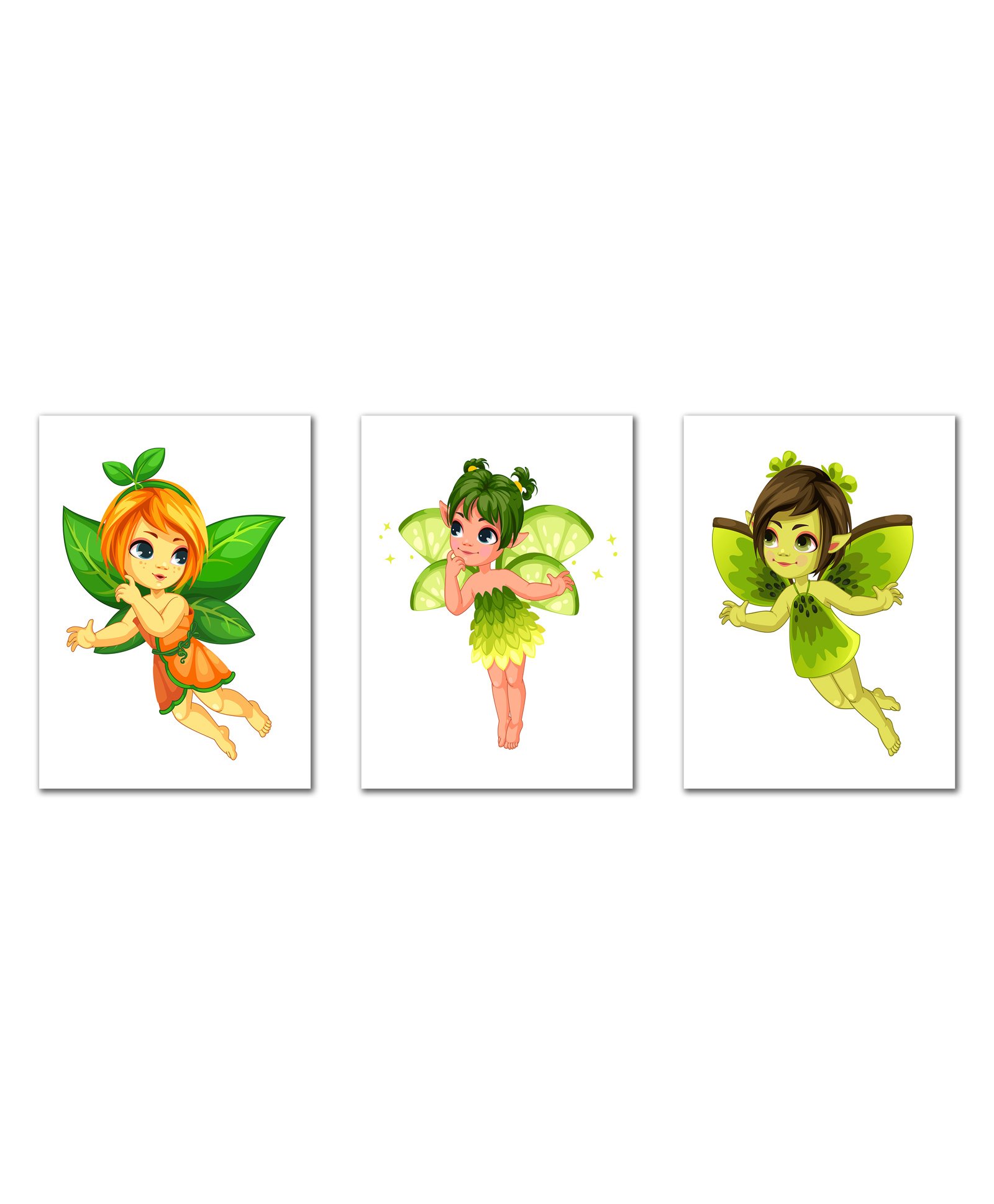 Wens Sparkle Laminated Kids Wall Panels Set of 3 - Green-image-36