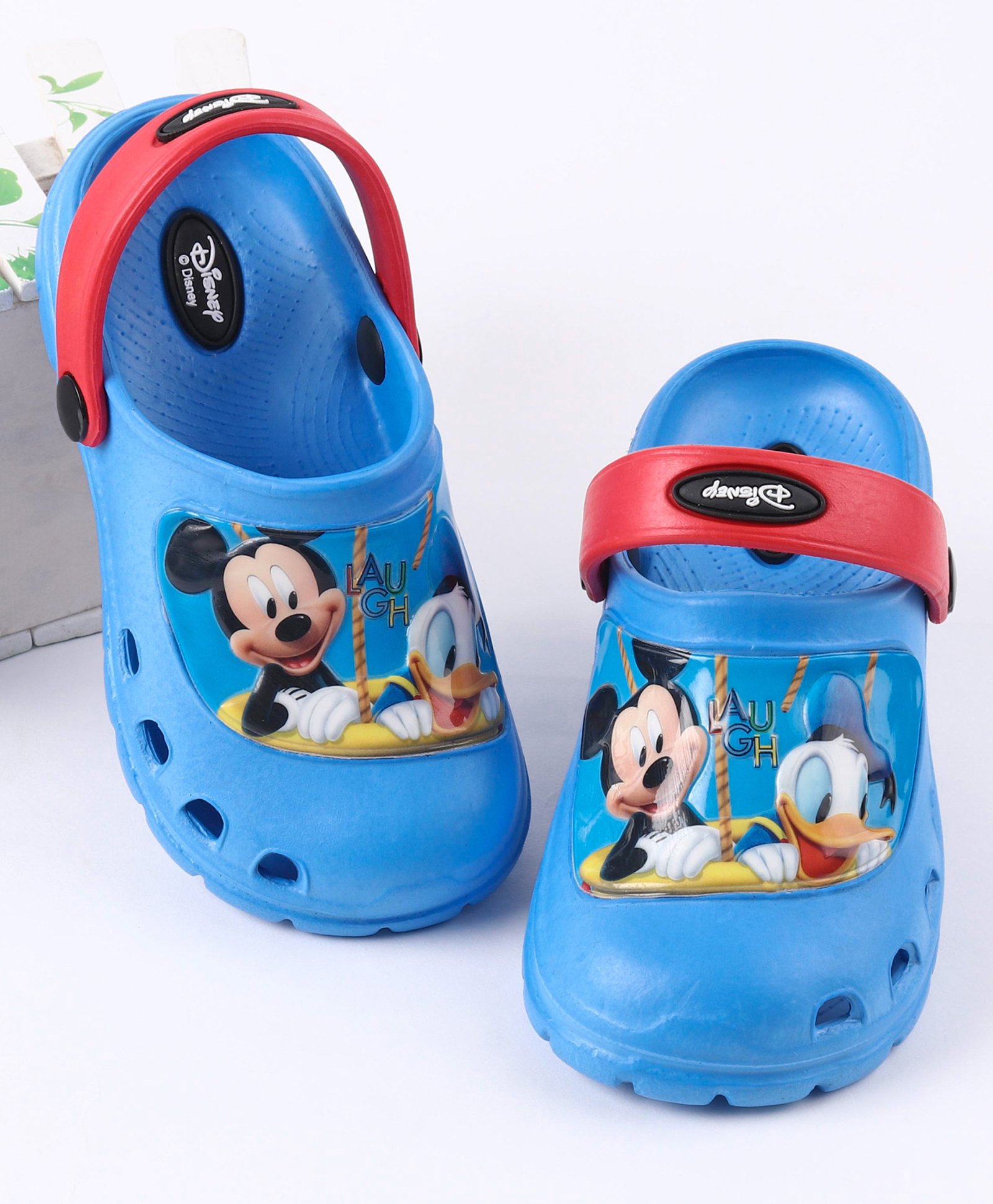 Cute Walk by Babyhug Mickey Mouse & Donald Duck Print - Blue-image-41