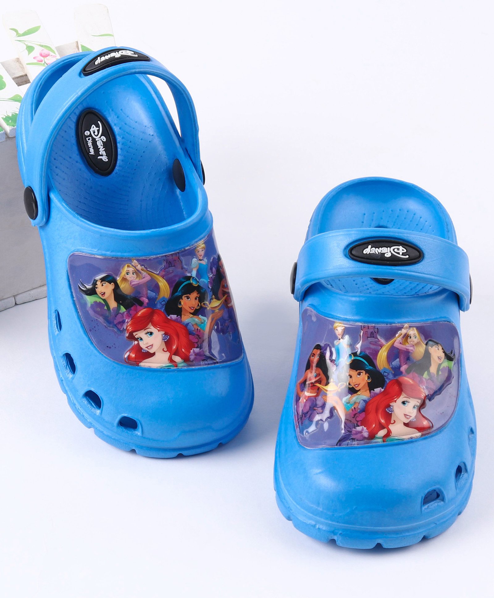 Blue Marvels Avengers Kids Silly Feet Clogs 2//3