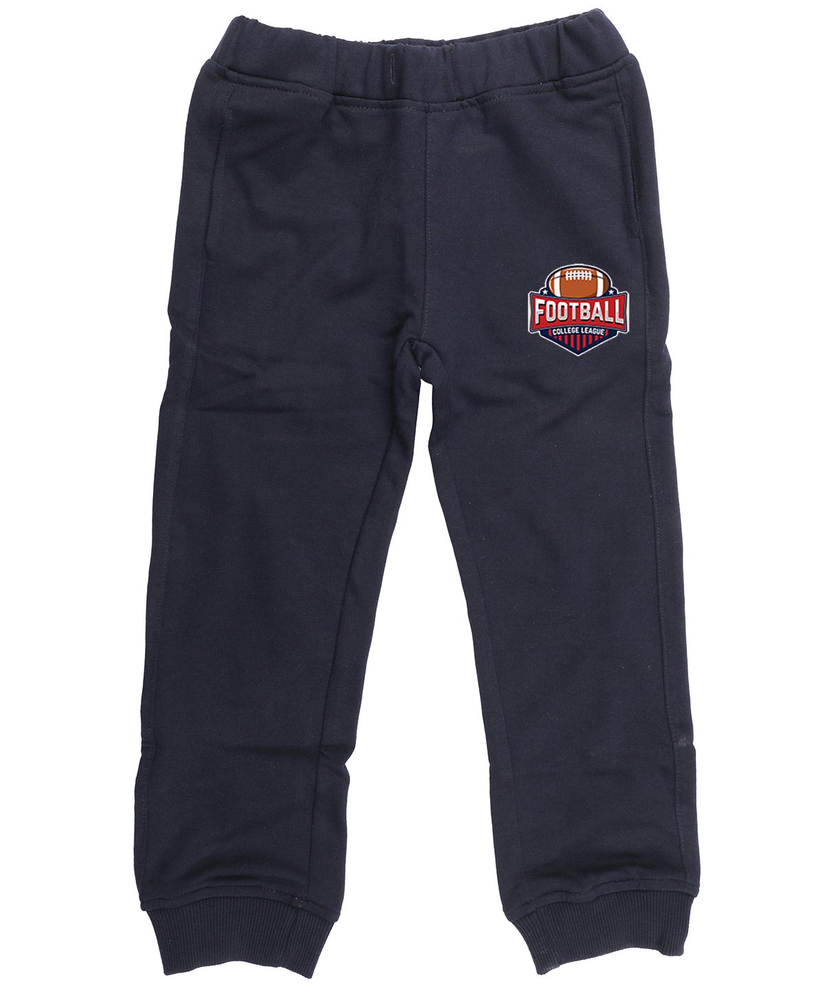 Wear Your Mind Jogger Full Length Football Detailing Joggers - Navy Blue-picture-24