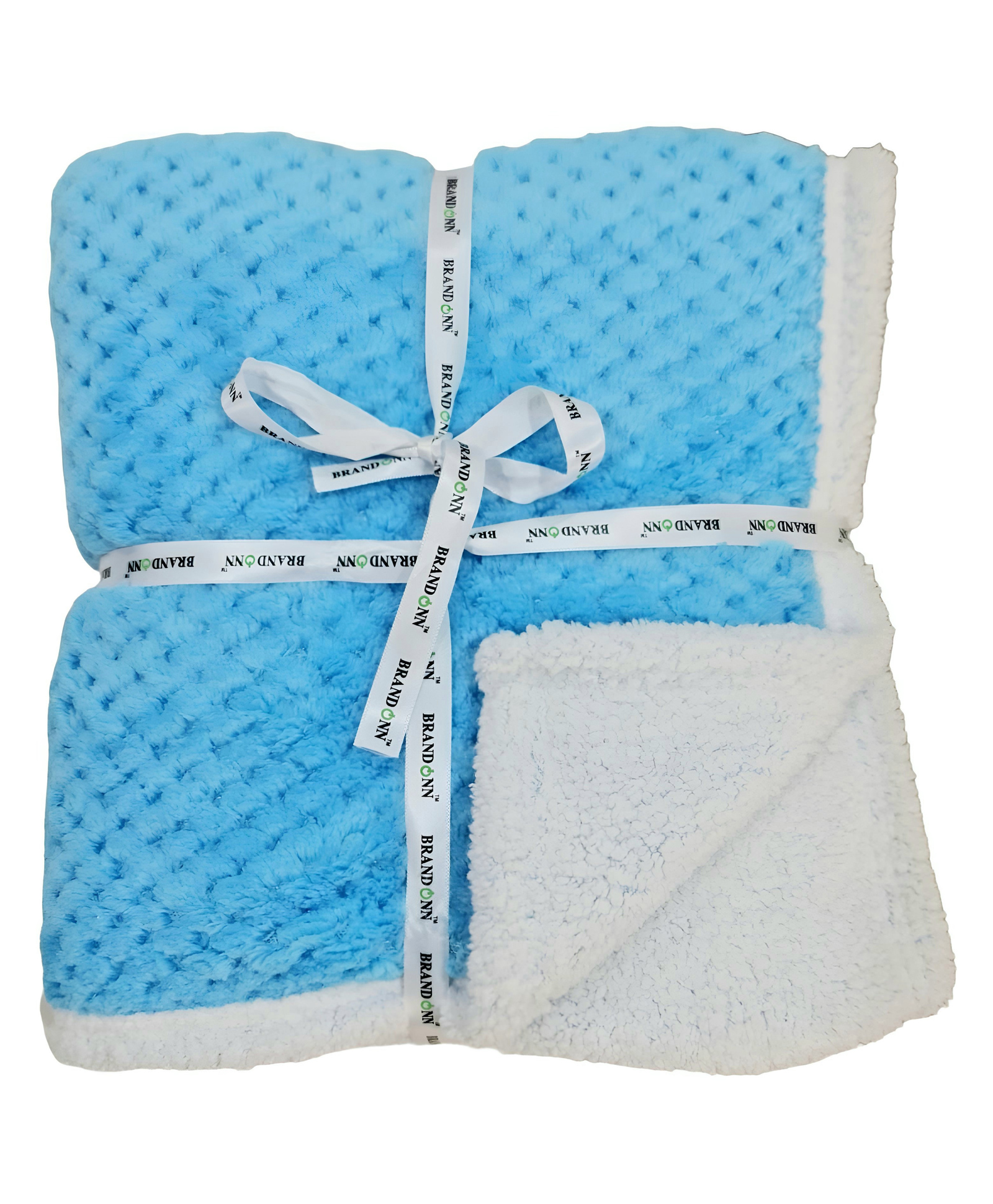 Brandonn Luxury Flannel All Season Blanket - Sky Blue-picture-17