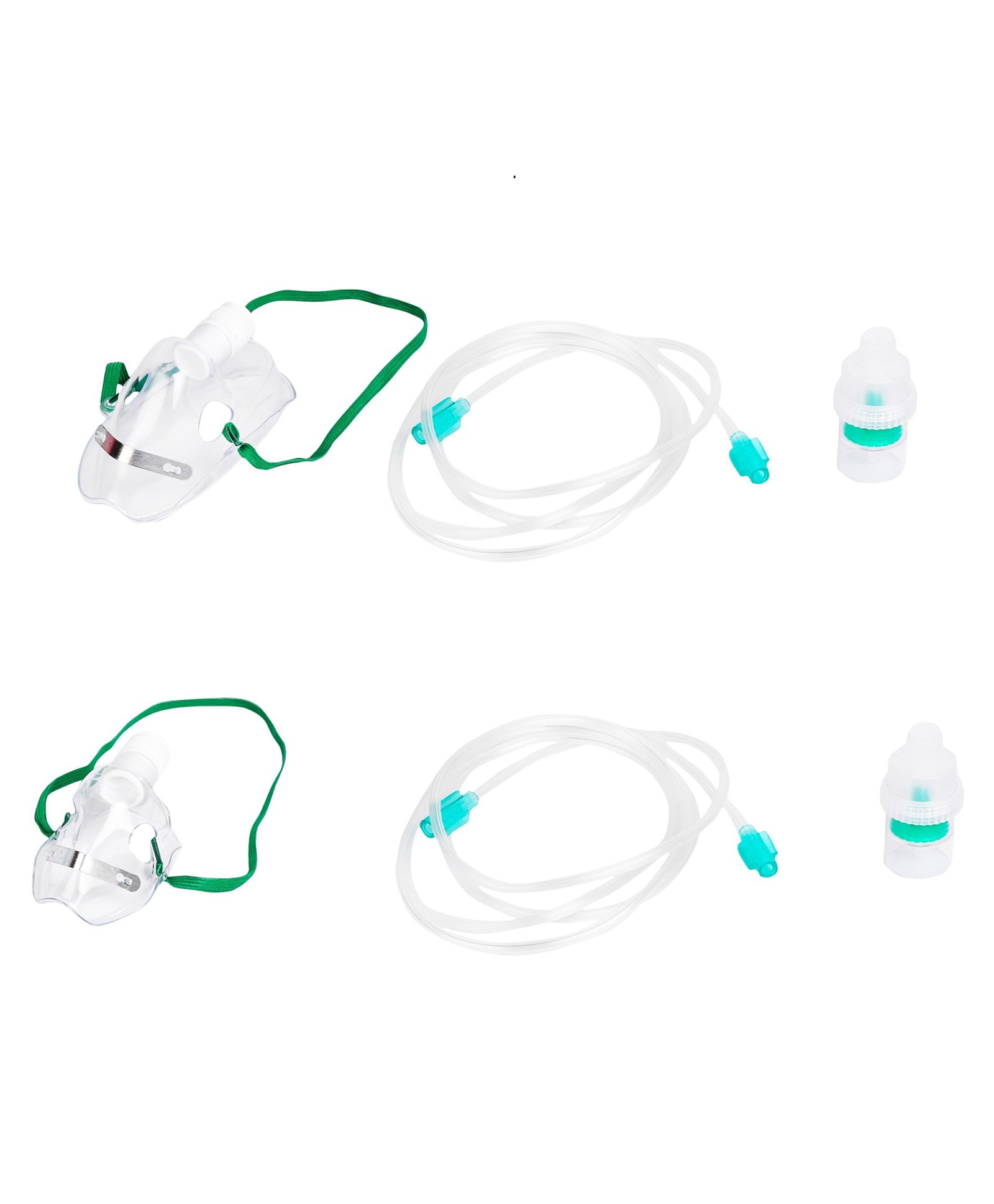 Control D Adult & Child Mask Kit For Nebulizer - White Green-image-35