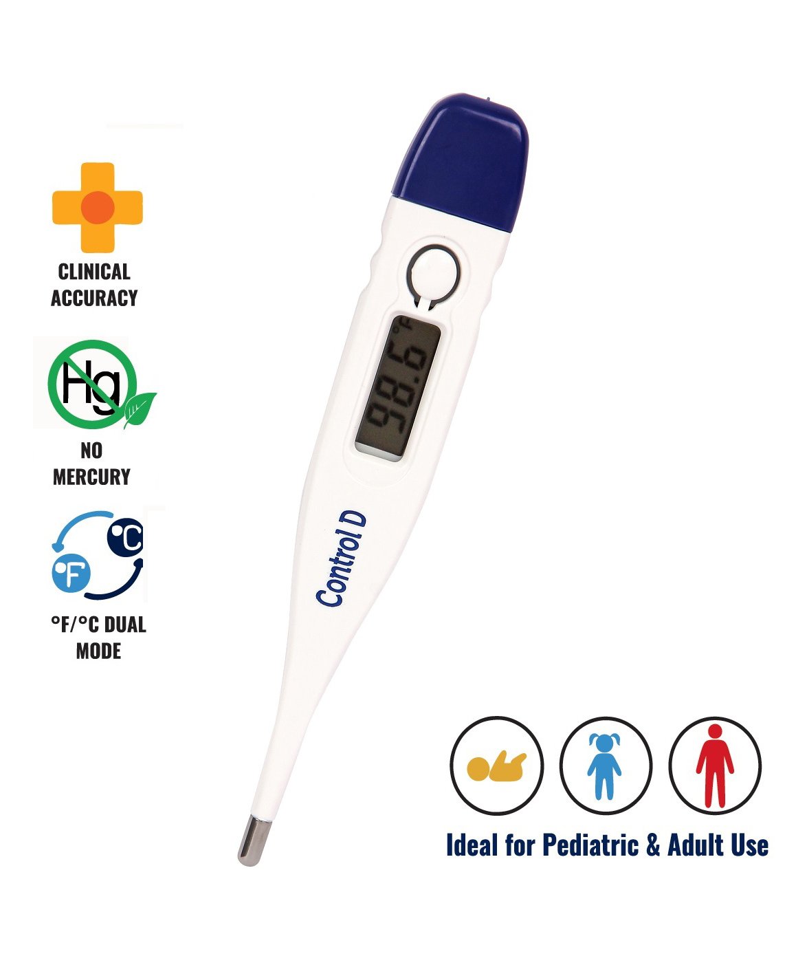 Control D Digital Thermometer - White-picture-13