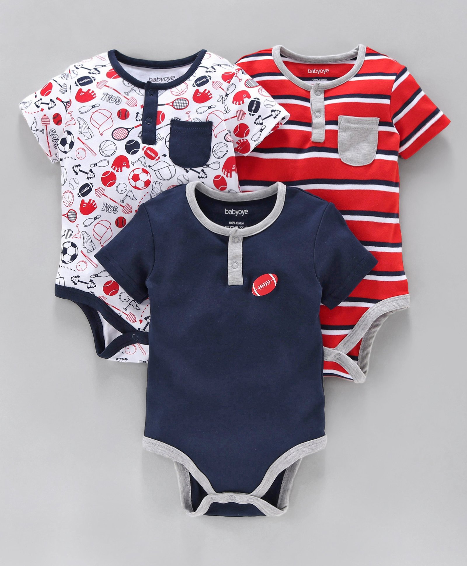 white cotton onesies