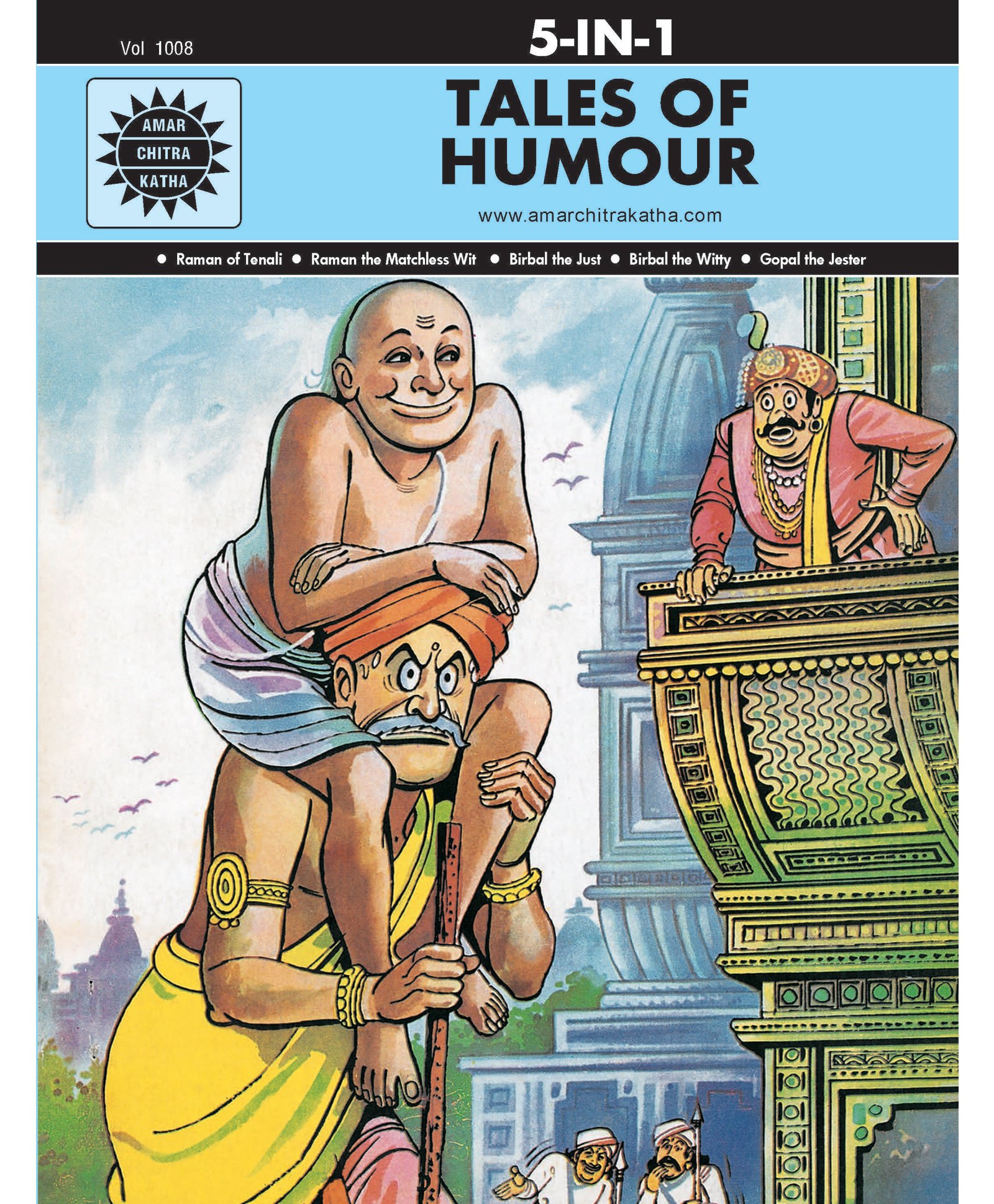 Amar Chitra Katha 5 in 1 Tales of Humour by Anant Pai - English-image-48