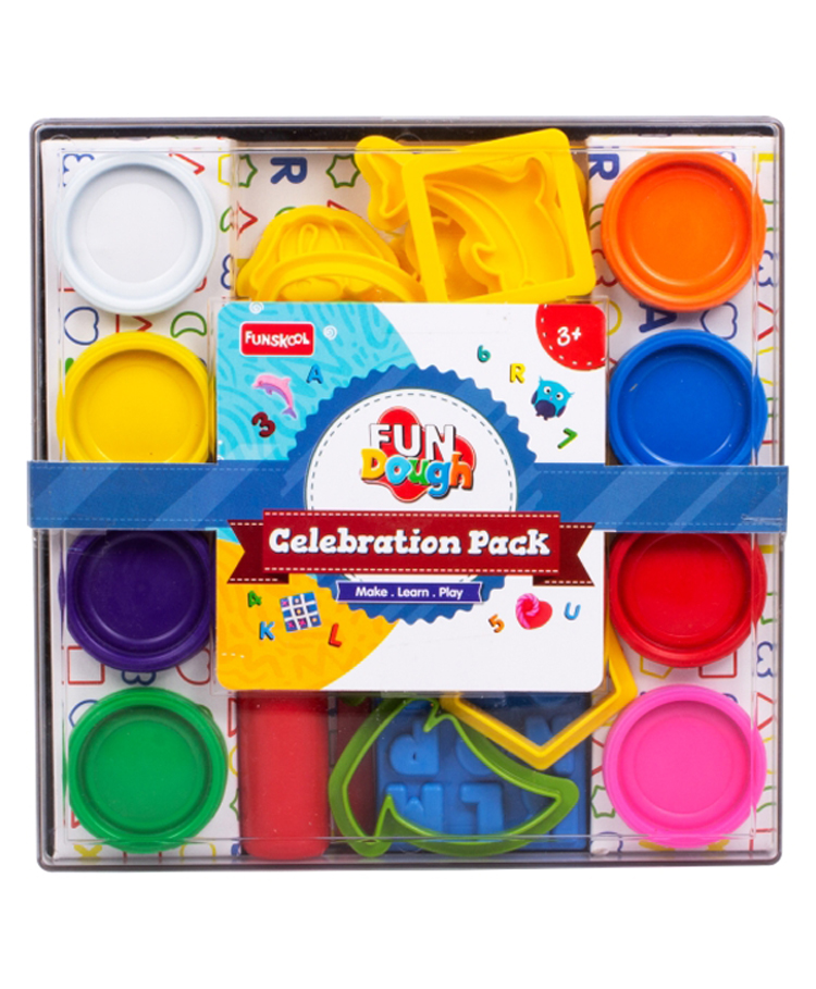 Funskool Fundough Celebration Pack Kit - Multicolor-image-42