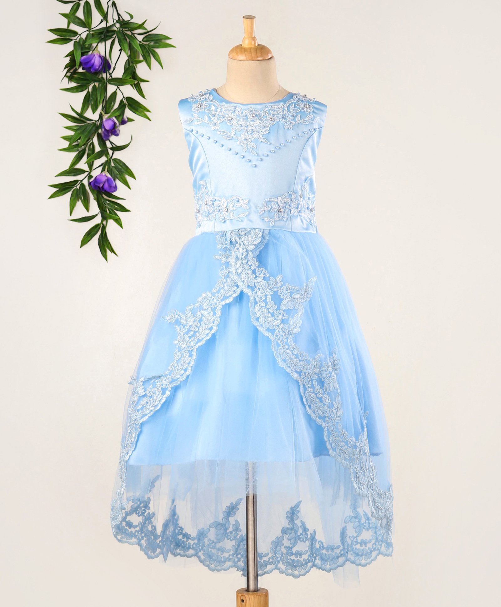 sky blue frock