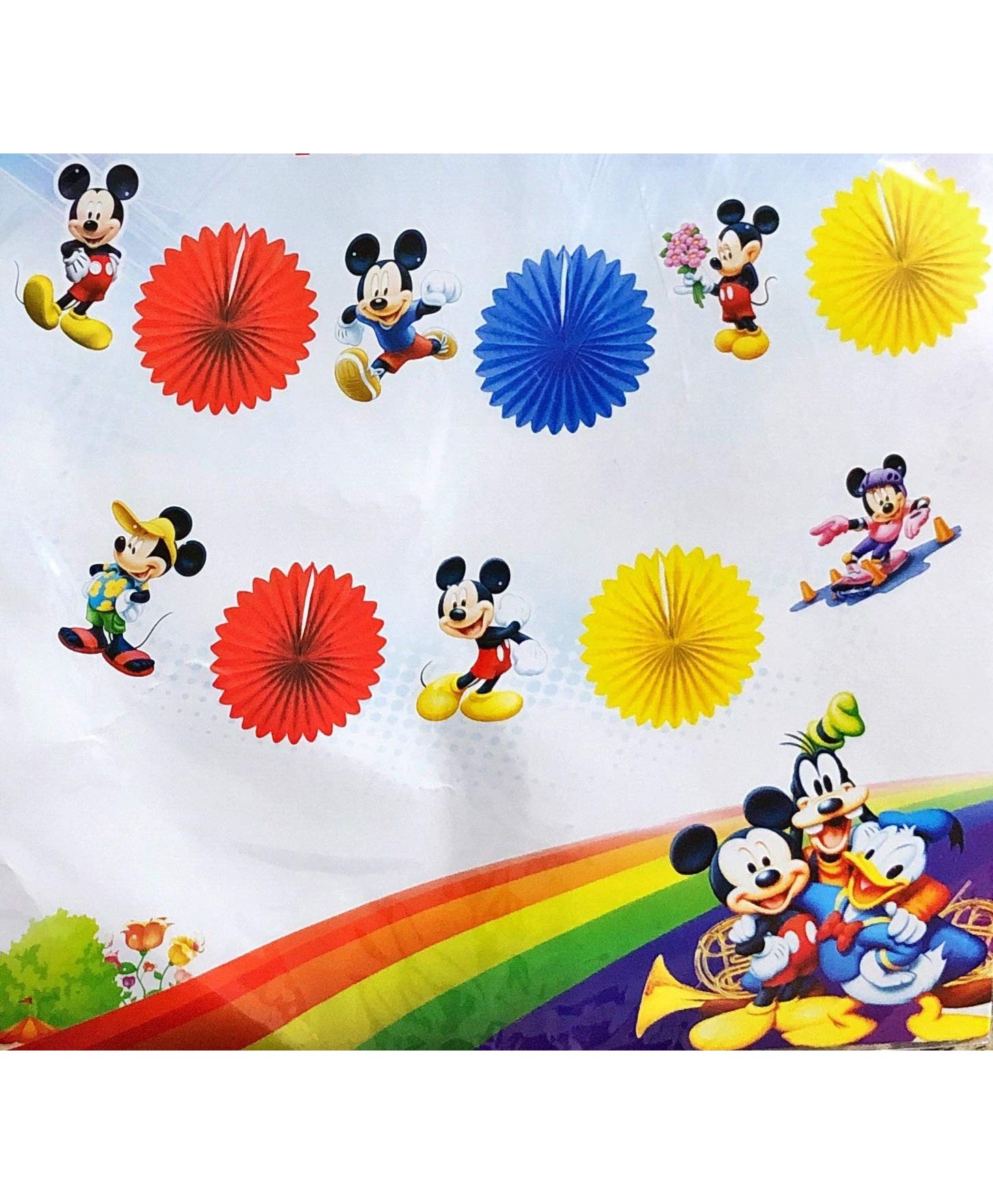 Funcart  Mickey Mouse Paper Fan Banner Multicolor - Length 200 cm-picture-47