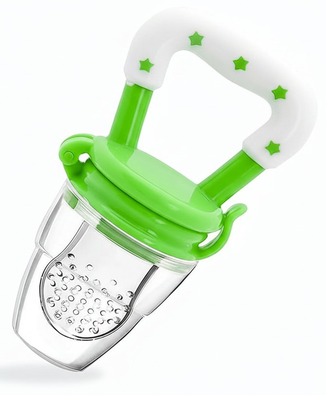 Safe-O-Kid Medium Size Silicone Fruit and Food Nibbler Pack of 2 - Green-picture-6