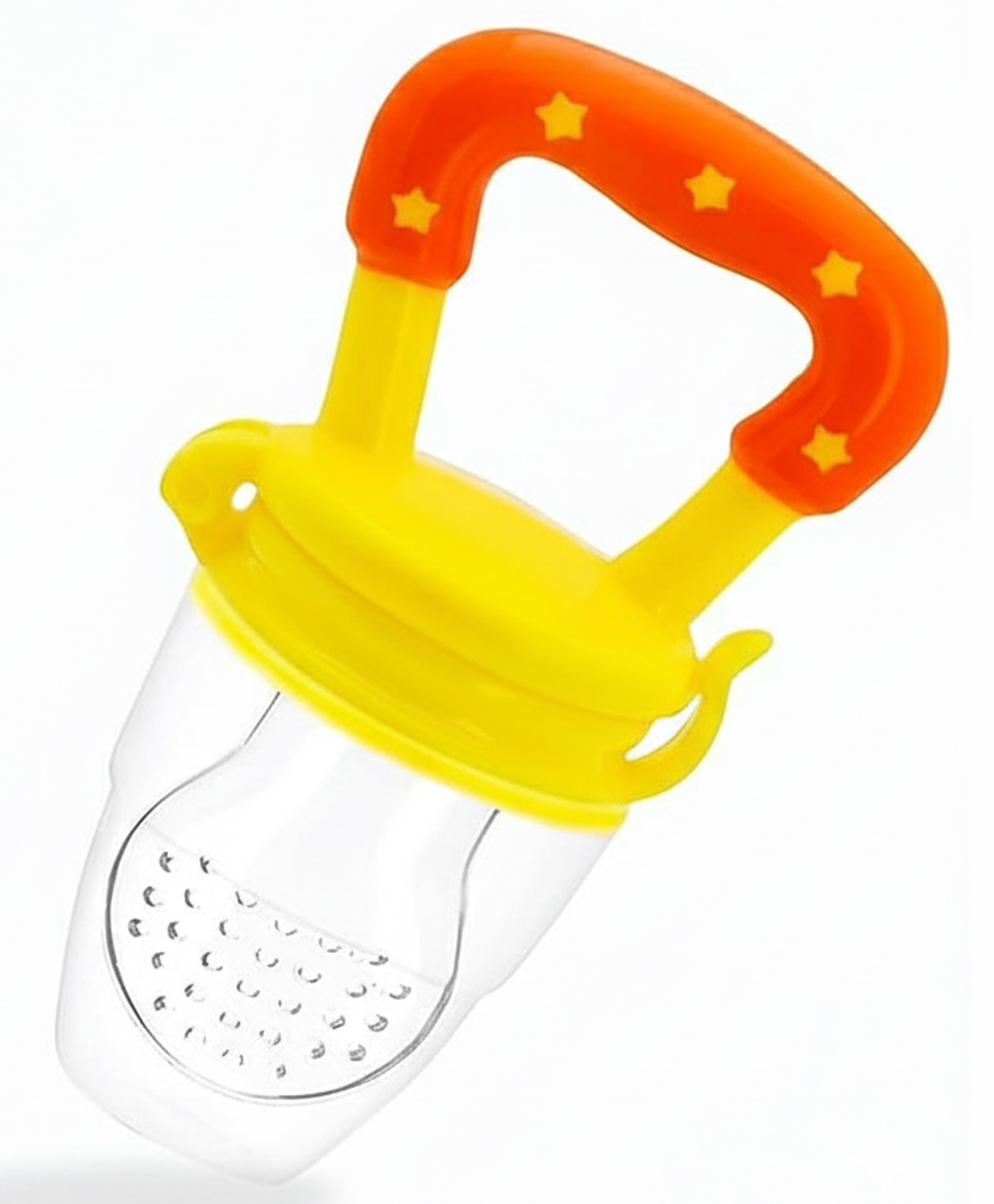 Safe-O-Kid Medium Size Silicone Fruit and Food Nibbler Pack of 2 - Yellow-picture-3