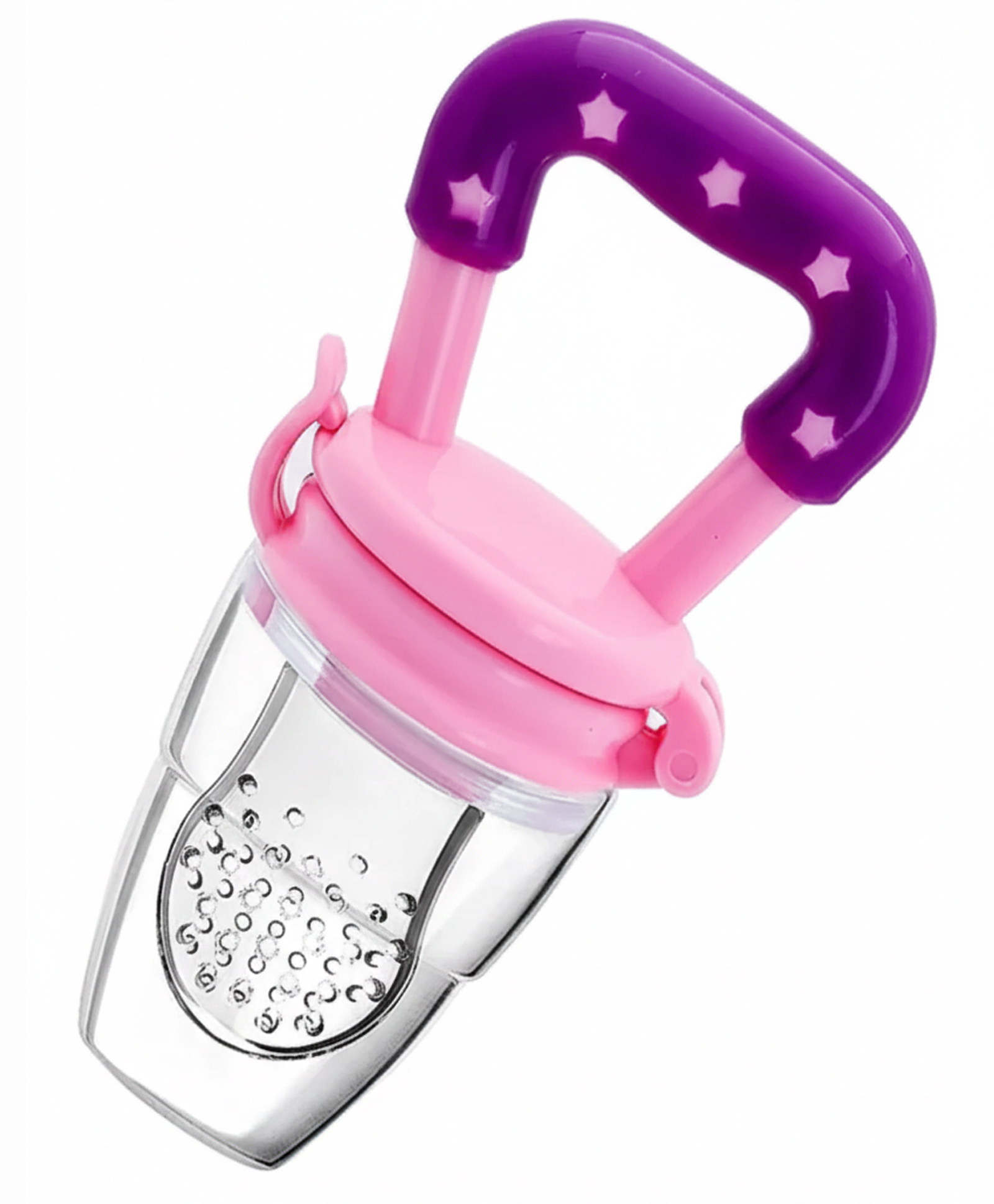Safe-O-Kid Small Size Silicone Fruit and Food Nibbler Pack of 2 - Pink-picture-28