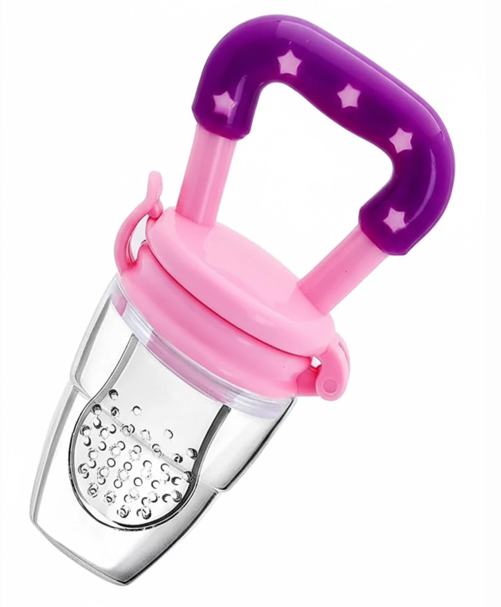 Safe-O-Kid Small Size Silicone Fruit and Food Nibbler - Pink-picture-32