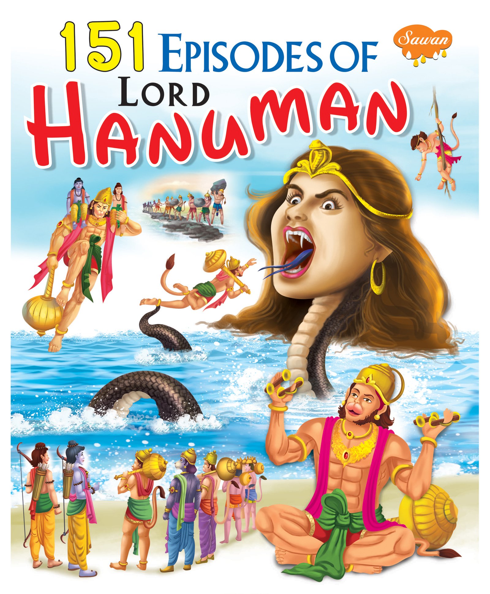 Sawan 151 Episodes of Lord Hanuman Story Book - English Online in India,  Buy at Best Price from  - 3322397
