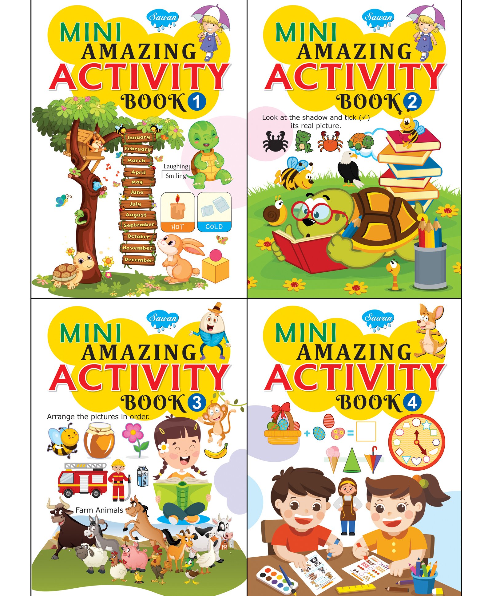 Sawan Mini Amazing Activity Books Pack of 4 - English-picture-24
