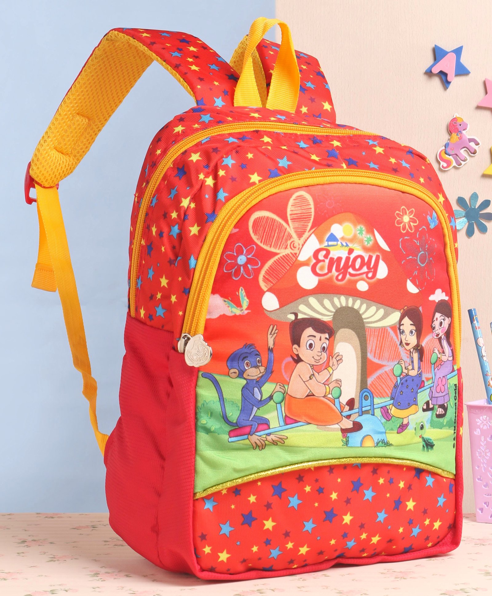 chota bheem trolley bags