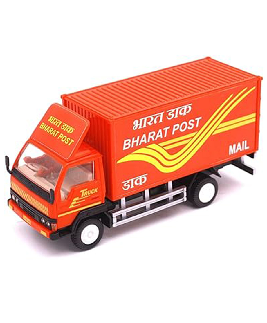 Centy Public Bharat Post Pull Back Truck Toy - Red-picture-25