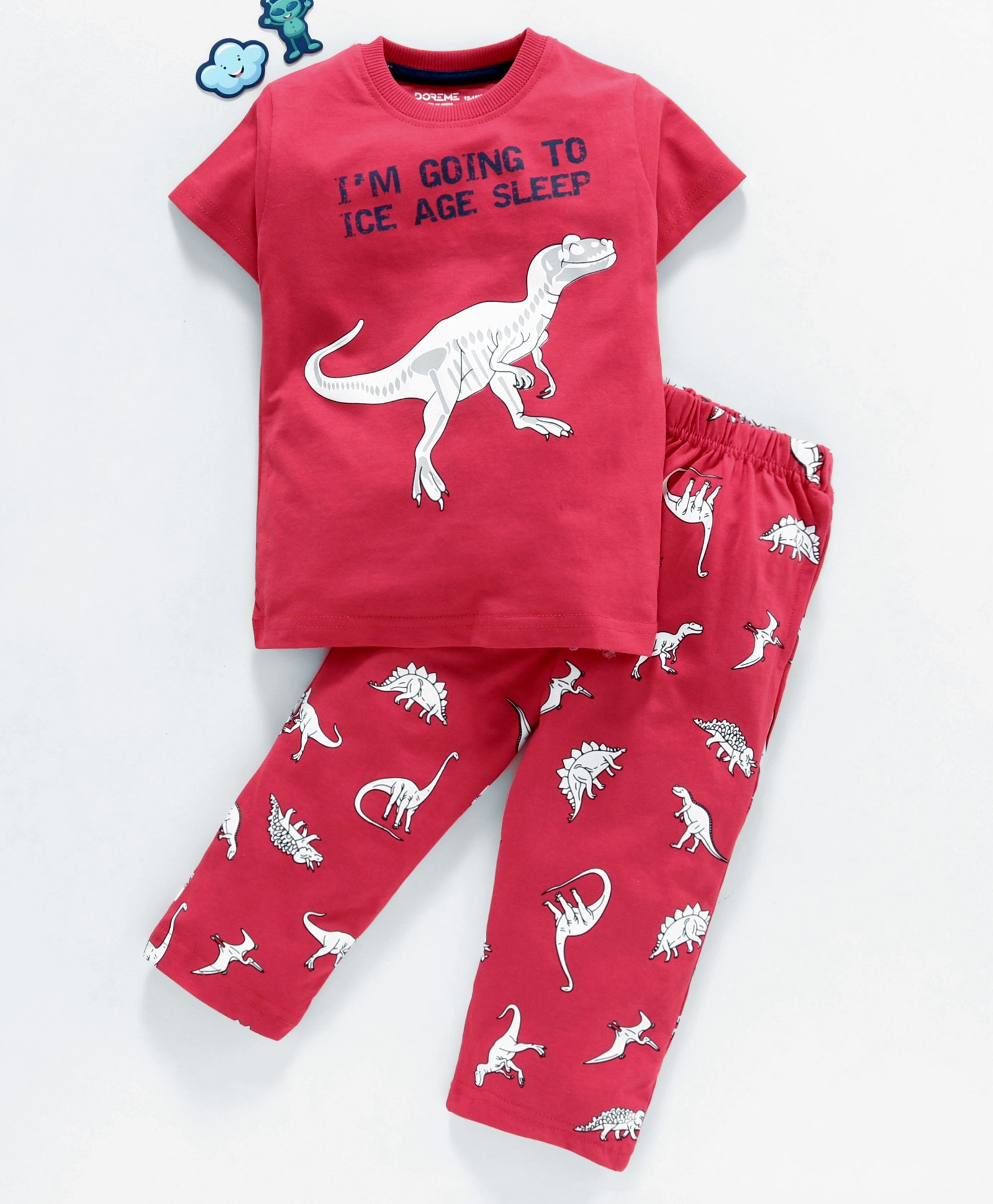 dinosaur night suit