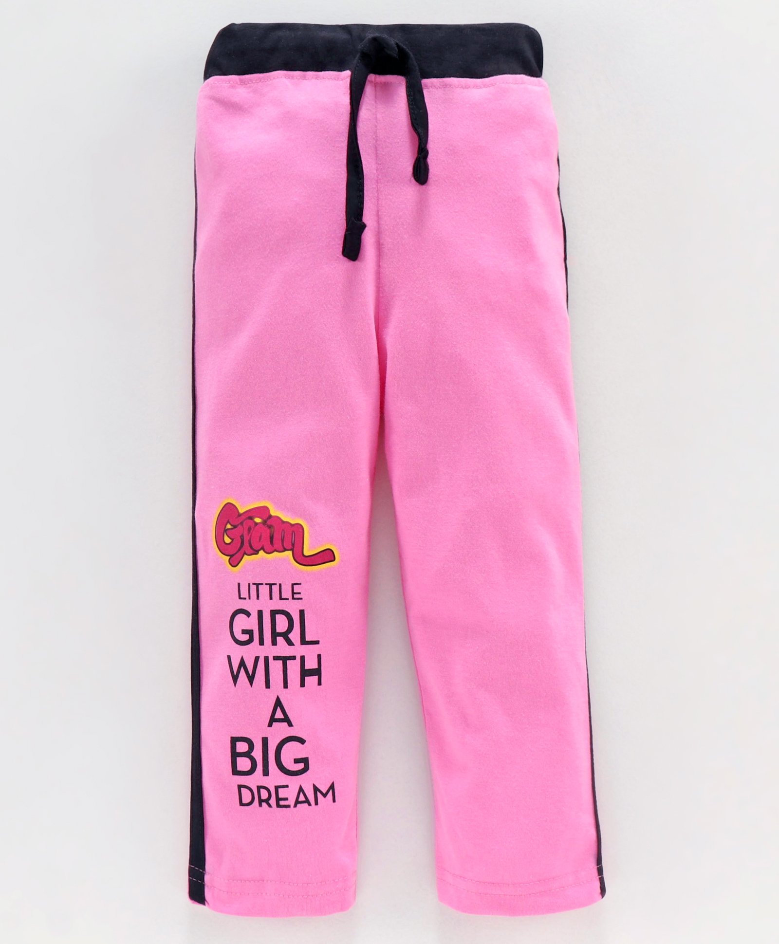 Eteenz Full Length Track Pant Text Print - Pink-image-42