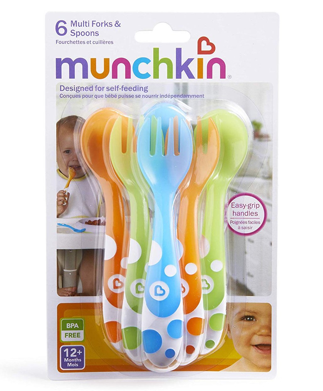Munchkin Squeeze Spoon Blue 1 2 3 6 12 Packs Home Garden Cups Dishes Utensils Larouchemc Com
