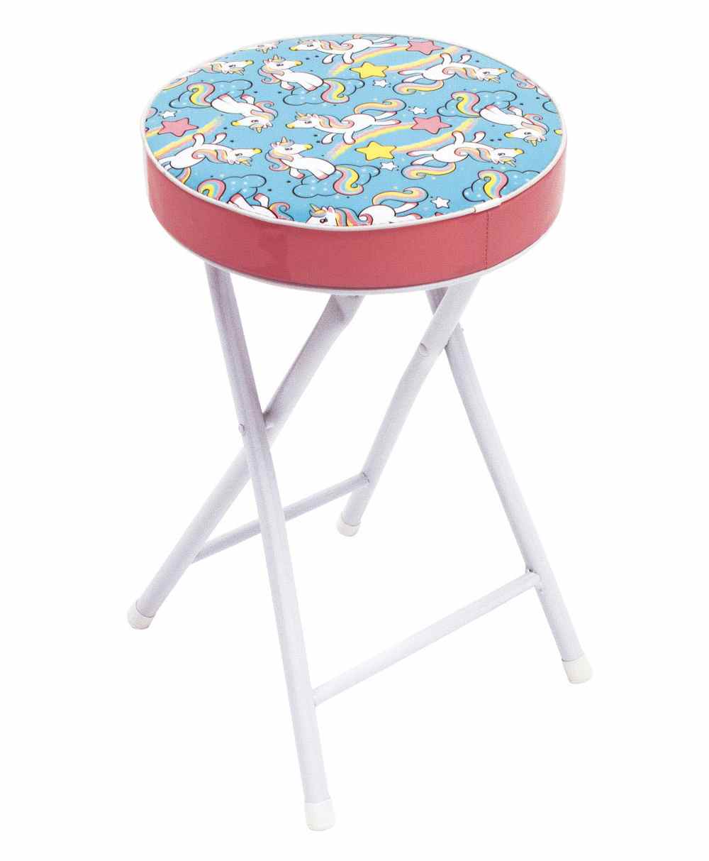 Arditex Foldable Stool Unicorn Print - Blue-picture-11