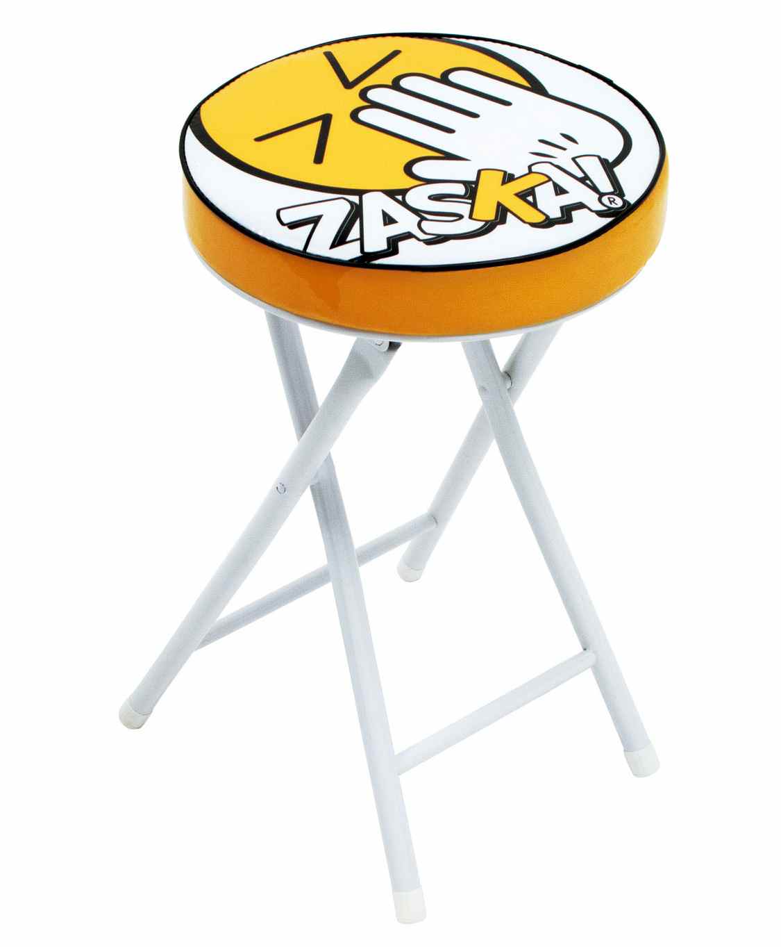 Arditex Printed Foldable Stool - Yellow-image-0