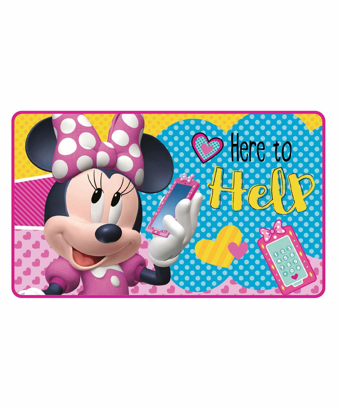 Arditex Minnie Mouse Themed Floor Mat - Pink-image-5