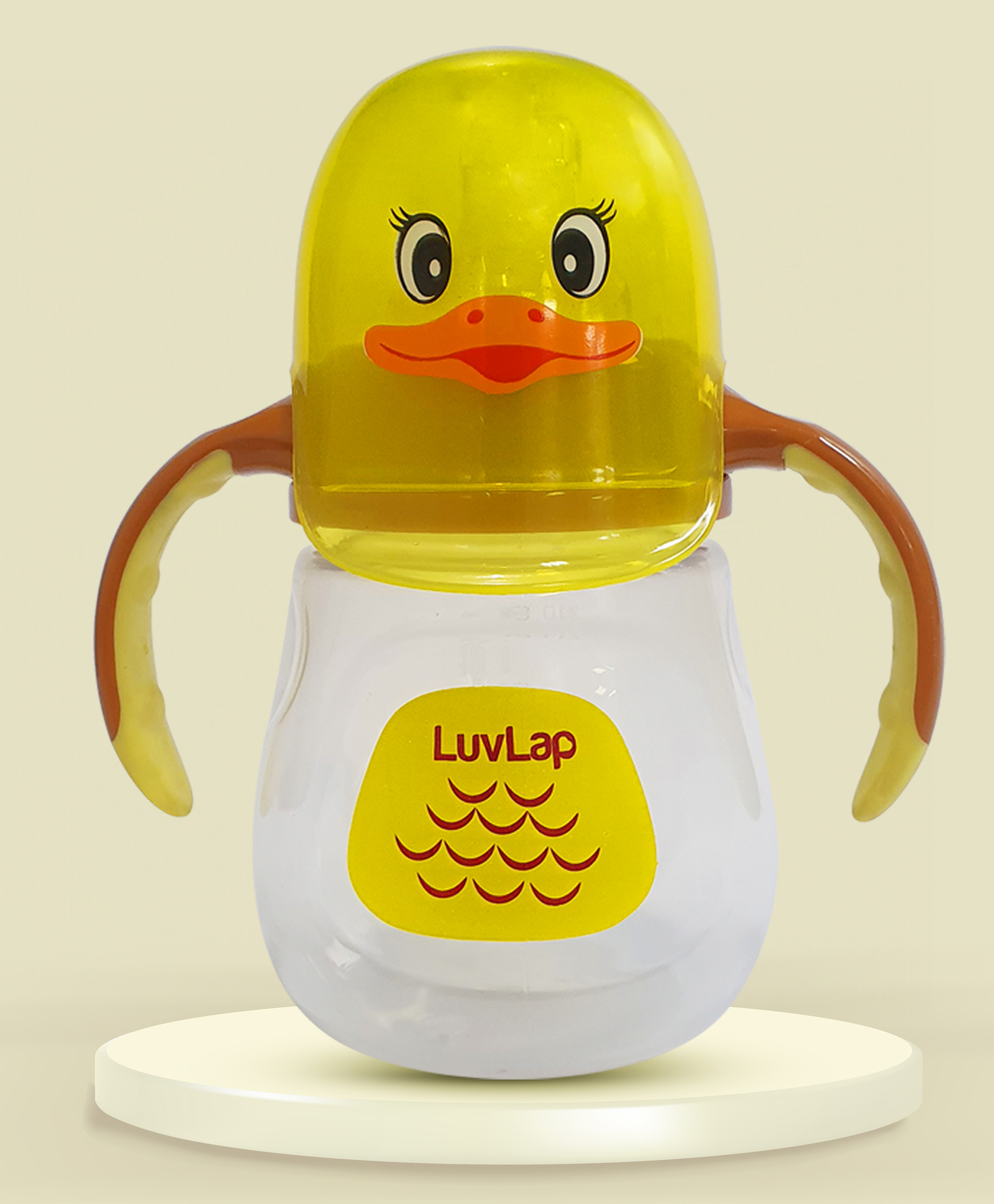Luvlap Twin Handle Sipper Cup with Duck Print Yellow - 210 ml-picture-22