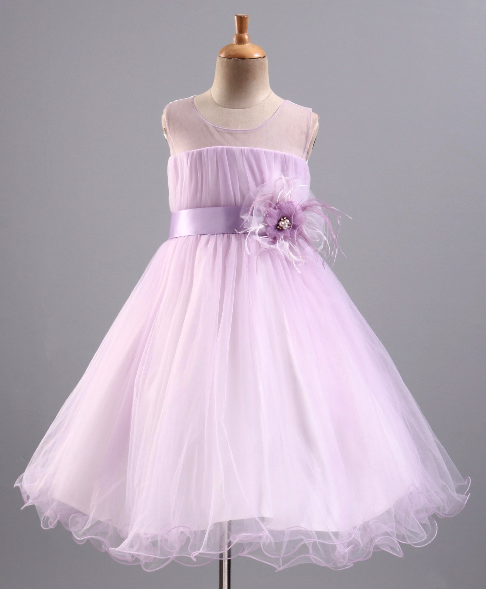 lavender colour frock