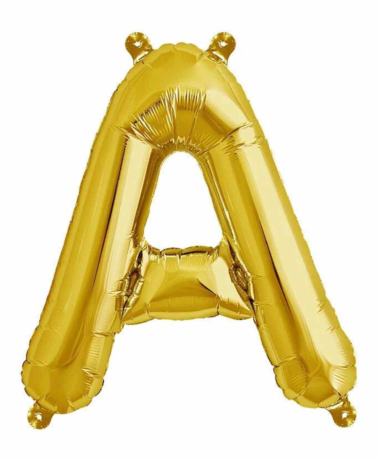 Funcart 17 Inches Letter A Foil Balloon - Golden-image-34